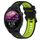 Per Garmin Forerunner 255 22mm Cinturino sportivo in silicone bicolore (nero + verde) Per Garmin Forerunner 255 22mm Cinturino sportivo in silicone bicolore (nero + verde)