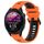 Per Garmin Forerunner 255 Music 22mm Cinturino sportivo in silicone bicolore (arancione + nero) Per Garmin Forerunner 255 Music 22mm Cinturino sportivo in silicone bicolore (arancione + nero)