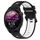 Per Garmin Forerunner 255 Music 22mm Cinturino sportivo in silicone bicolore (nero + bianco) Per Garmin Forerunner 255 Music 22mm Cinturino sportivo in silicone bicolore (nero + bianco)