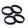 Per IRobot 5/6/7/8/9/ I7/E3/E5 Sweeper Mopper 2 paia di ruote in pelle
