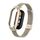 Per Xiaomi Mi Band 8 Custodia in metallo integrata + cinturino con fibbia in maglia d'acciaio (colore Starlight) Per Xiaomi Mi Band 8 Custodia in metallo integrata + cinturino con fibbia in maglia d'acciaio (colore Starlight)