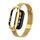 Custodia in metallo integrata per Xiaomi Mi Band 8 + cinturino con fibbia in maglia d'acciaio (oro) Custodia in metallo integrata per Xiaomi Mi Band 8 + cinturino con fibbia in maglia d'acciaio (oro)