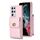 Per Samsung Galaxy S21 Ultra 5G Portafoglio con fibbia in metallo verticale Custodia in pelle romboidale (rosa) Per Samsung Galaxy S21 Ultra 5G Portafoglio con fibbia in metallo verticale Custodia in pelle romboidale (rosa)
