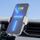 Per Samsung Galaxy Z Flip4 / 3 C38 Caricatore wireless per telefono per auto a doppia bobina con raffreddamento a ventola
