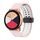 Cinturino per orologio in silicone bicolore con fibbia nera pieghevole a doppia fila da 20 mm (rosa bianco) Cinturino per orologio in silicone bicolore con fibbia nera pieghevole a doppia fila da 20 mm (rosa bianco)