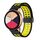 Cinturino per orologio in silicone bicolore con fibbia nera pieghevole a doppia fila da 20 mm (nero giallo) Cinturino per orologio in silicone bicolore con fibbia nera pieghevole a doppia fila da 20 mm (nero giallo)