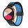 Cinturino per orologio in silicone bicolore con fibbia nera pieghevole a doppia fila da 20 mm (nero cielo blu) Cinturino per orologio in silicone bicolore con fibbia nera pieghevole a doppia fila da 20 mm (nero cielo blu)