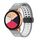 Cinturino per orologio in silicone bicolore con fibbia nera pieghevole a doppia fila da 20 mm (grigio bianco) Cinturino per orologio in silicone bicolore con fibbia nera pieghevole a doppia fila da 20 mm (grigio bianco)