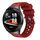 Per Huawei Watch GT 2e Cinturino in silicone con foro tondo tinta unita (rosso) Per Huawei Watch GT 2e Cinturino in silicone con foro tondo tinta unita (rosso)