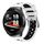 Per Huawei Watch GT 2e Cinturino in silicone con foro tondo a due colori (bianco nero) Per Huawei Watch GT 2e Cinturino in silicone con foro tondo a due colori (bianco nero)