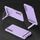 Per Samsung Galaxy S23+ 5G GKK Custodia per cellulare Triumph ultra sottile a copertura totale con supporto (viola) Per Samsung Galaxy S23+ 5G GKK Custodia per cellulare Triumph ultra sottile a copertura totale con supporto (viola)