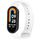 Per cinturino di ricambio per spina in silicone tinta unita Xiaomi Mi Band 8 (bianco) Per cinturino di ricambio per spina in silicone tinta unita Xiaomi Mi Band 8 (bianco)