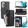 Per Samsung Galaxy S23 + 5G Custodia in pelle per portafoglio con cerniera in pelle d'olio (nera) Per Samsung Galaxy S23 + 5G Custodia in pelle per portafoglio con cerniera in pelle d'olio (nera)