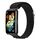 Per cinturino per orologio in nylon con cinturino Huawei Band 7 (nero)