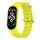 Per Xiaomi Mi Band 7/6/5/4/3 cinturino traspirante in silicone marino tinta unita (giallo brillante) Per Xiaomi Mi Band 7/6/5/4/3 cinturino traspirante in silicone marino tinta unita (giallo brillante)