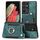 Per Samsung Galaxy S21 Ultra 5G Custodia a portafoglio con anello multi-scheda retro skin-feel (verde) Per Samsung Galaxy S21 Ultra 5G Custodia a portafoglio con anello multi-scheda retro skin-feel (verde)