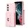 Per Samsung Galaxy S23+ 5G Portafoglio con fibbia in metallo orizzontale Custodia in pelle romboidale (rosa) Per Samsung Galaxy S23+ 5G Portafoglio con fibbia in metallo orizzontale Custodia in pelle romboidale (rosa)