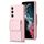 Per Samsung Galaxy S23 + 5G Custodia per telefono in pelle rombica con portafoglio verticale (rosa) Per Samsung Galaxy S23 + 5G Custodia per telefono in pelle rombica con portafoglio verticale (rosa)