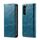 Per Samsung Galaxy S23 5G FIERRE SHANN Custodia a portafoglio in pelle con texture corteccia vintage (verde)