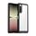 Per Sony Xperia 10 V serie colorata custodia in acrilico + TPU (nero)