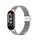 Per cinturino in metallo con fibbia milanese Xiaomi Mi Band 8 (argento)