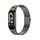 Per Xiaomi Mi Band 8 cinturino milanese in metallo a tre sfere (nero)