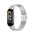 Per Xiaomi Mi Band 8 cinturino milanese in metallo a tre sfere (argento)