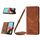 Per Xiaomi 13 Ultra Skin Feel Custodia in pelle con motivo a strisce con cordino (marrone) Per Xiaomi 13 Ultra Skin Feel Custodia in pelle con motivo a strisce con cordino (marrone)