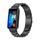 Per Huawei Band 8 16mm Cinturino di ricambio in metallo a tre ceppi (nero)
