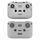 Custodia protettiva in silicone per DJI N1 (grigio)