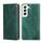 Per Samsung Galaxy S23+ 5G Custodia per telefono in pelle magnetica tinta unita lucida a olio (verde) Per Samsung Galaxy S23+ 5G Custodia per telefono in pelle magnetica tinta unita lucida a olio (verde)