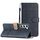Per Samsung Galaxy S23 + 5G Custodia in pelle per telefono in pelle bovina stile business (blu)