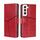 Per Samsung Galaxy S23 5G Custodia per cellulare orizzontale in pelle con cuciture geometriche (rosso) Per Samsung Galaxy S23 5G Custodia per cellulare orizzontale in pelle con cuciture geometriche (rosso)