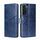 Per Samsung Galaxy S23+ 5G Custodia per cellulare in pelle con cuciture geometriche orizzontali (blu) Per Samsung Galaxy S23+ 5G Custodia per cellulare in pelle con cuciture geometriche orizzontali (blu)