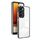 Per Samsung Galaxy S23 5G Custodia per PC con cornice in TPU trasparente a colori (nero) Per Samsung Galaxy S23 5G Custodia per PC con cornice in TPU trasparente a colori (nero)