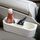CARFU AC-2299A Car Seat Gap Scatola portaoggetti multifunzione (beige)
