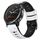 Per cinturino in silicone a sgancio rapido trapezoidale da 22 mm per Garmin Fenix 7 (bianco nero) Per cinturino in silicone a sgancio rapido trapezoidale da 22 mm per Garmin Fenix 7 (bianco nero)