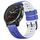Per cinturino in silicone a sgancio rapido trapezoidale da 22 mm per Garmin Fenix 7 (blu scuro bianco) Per cinturino in silicone a sgancio rapido trapezoidale da 22 mm per Garmin Fenix 7 (blu scuro bianco)