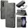 Per Samsung Galaxy S23 + 5G DG.MING Custodia per telefono in pelle a conchiglia con bordo olio retrò (grigio) Per Samsung Galaxy S23 + 5G DG.MING Custodia per telefono in pelle a conchiglia con bordo olio retrò (grigio)