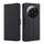 Per Xiaomi 13 Ultra 5G Custodia per telefono in pelle con vibrazione laterale ultrasottile con fibbia laterale (nero)