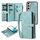 Per Samsung Galaxy S22 + 5G Zipper Wallet Custodia per telefono in pelle MagSafe staccabile (blu) Per Samsung Galaxy S22 + 5G Zipper Wallet Custodia per telefono in pelle MagSafe staccabile (blu)