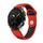 Per Garmin MARQ Athlete Gen 2 22mm Cinturino sportivo in silicone traspirante (rosso + nero) Per Garmin MARQ Athlete Gen 2 22mm Cinturino sportivo in silicone traspirante (rosso + nero)
