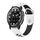 Per Garmin Instinct Crossover 22mm Cinturino sportivo in silicone traspirante (bianco + nero) Per Garmin Instinct Crossover 22mm Cinturino sportivo in silicone traspirante (bianco + nero)