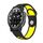 Per Garmin Instinct Crossover 22mm Cinturino sportivo in silicone traspirante (nero + giallo) Per Garmin Instinct Crossover 22mm Cinturino sportivo in silicone traspirante (nero + giallo)