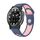 Per Garmin Instinct Crossover 22mm Cinturino sportivo in silicone traspirante (blu notte + rosa) Per Garmin Instinct Crossover 22mm Cinturino sportivo in silicone traspirante (blu notte + rosa)
