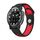Per Garmin Instinct Crossover Solar 22mm Cinturino sportivo in silicone traspirante (nero + rosso) Per Garmin Instinct Crossover Solar 22mm Cinturino sportivo in silicone traspirante (nero + rosso)