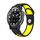 Per Garmin Instinct Crossover Solar 22mm Cinturino sportivo in silicone traspirante (nero + giallo) Per Garmin Instinct Crossover Solar 22mm Cinturino sportivo in silicone traspirante (nero + giallo)