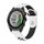 Per Garmin Approach S62 Cinturino sportivo in silicone traspirante da 22 mm (bianco + nero) Per Garmin Approach S62 Cinturino sportivo in silicone traspirante da 22 mm (bianco + nero)