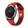 Per Garmin Fenix 6 GPS 22mm Cinturino sportivo in silicone traspirante (rosso + nero) Per Garmin Fenix 6 GPS 22mm Cinturino sportivo in silicone traspirante (rosso + nero)