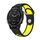 Per Garmin Fenix 6 Sapphire GPS 22mm Cinturino sportivo in silicone traspirante (nero + giallo) Per Garmin Fenix 6 Sapphire GPS 22mm Cinturino sportivo in silicone traspirante (nero + giallo)